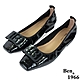 Ben&1966高級牛油皮時尚方頭包鞋-黑(236391) product thumbnail 1