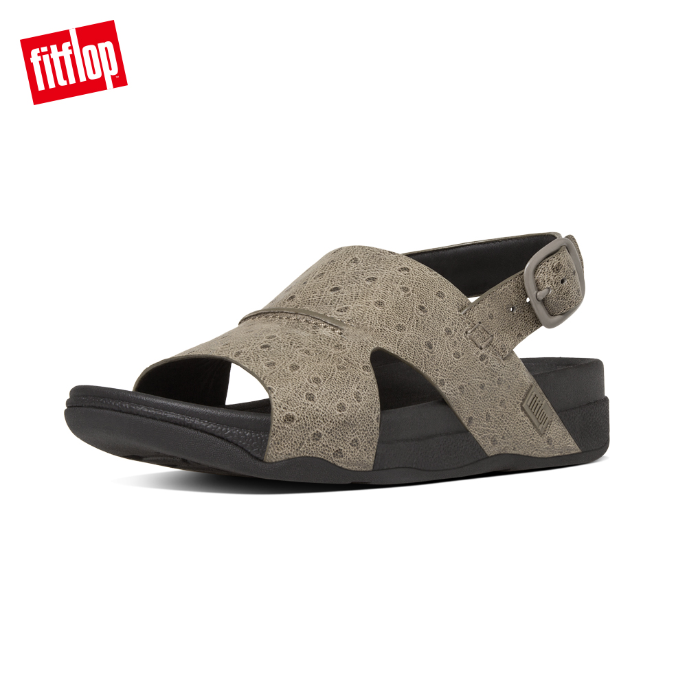 FitFlop TM-BANDO TM LEATHER BACK-STRAP-淺木色