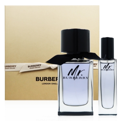 BURBERRY MR.BURBERRY 禮盒(100ml淡香水+30ml淡香水)