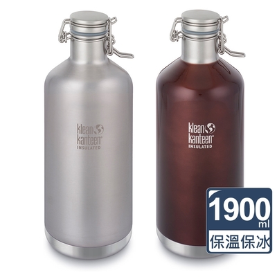 美國Klean Kanteen快扣鋼蓋保冰鋼瓶1900ml