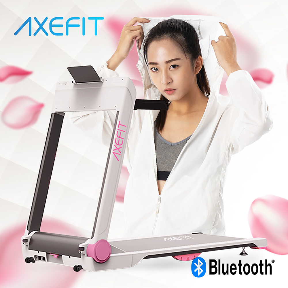 Axefit 進化者2電動跑步機 櫻花女神粉 一般跑步機 Yahoo奇摩購物中心