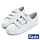 Keds 時尚運動魔鬼氈皮革休閒鞋-白 product thumbnail 1