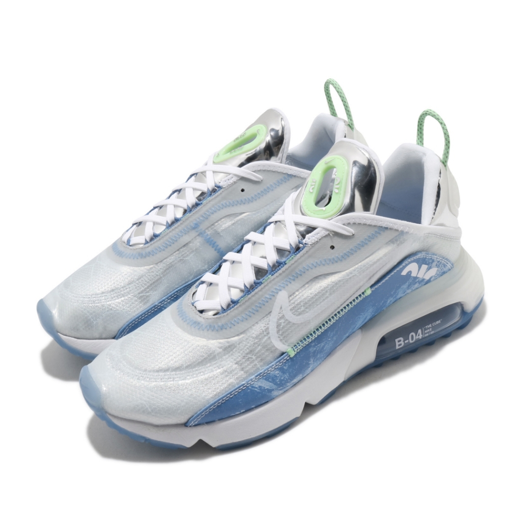 Nike 休閒鞋 Air Max 2090 運動 男鞋 氣墊 避震 未來之鞋 反光 舒適 穿搭 藍 銀 CZ8693011