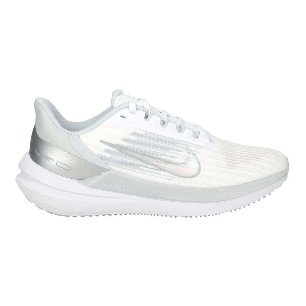 NIKE WMNS AIR WINFLO 9 女慢跑鞋-輕量 路跑 DD8686-100 白淺灰銀