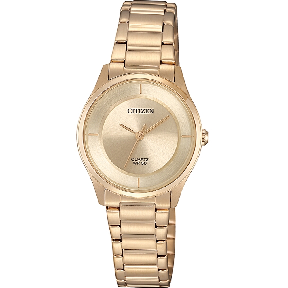 CITIZEN LADY'S 純真時尚簡約女錶(ER0205-80X)27mm