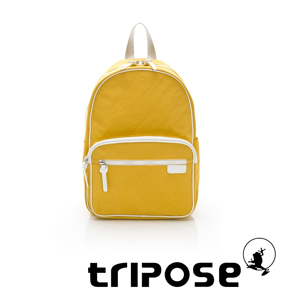 tripose PIPE系列滾邊後背包 黃