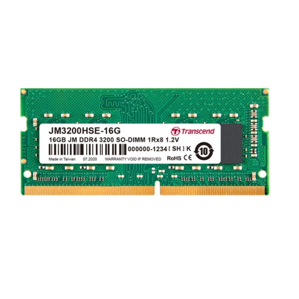 Transcend創見 JetRAM DDR4-3200MHz 16GB 筆電記憶體