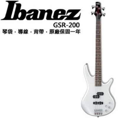 Ibanez GSR-200 電貝斯/主動式Bass/白色