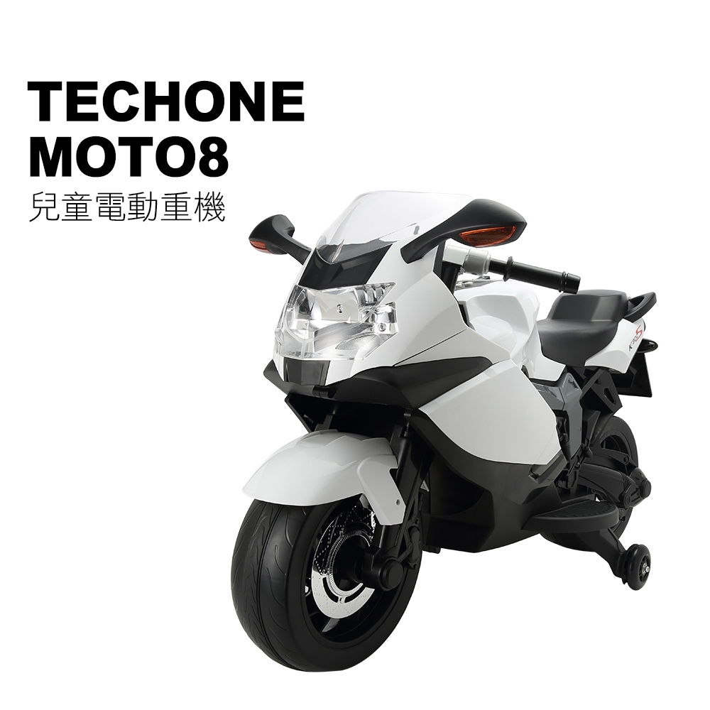 TECHONE MOTO8 仿真跑車重型機車設計可充電兒童電動摩托車/機車帥氣破錶 product image 1