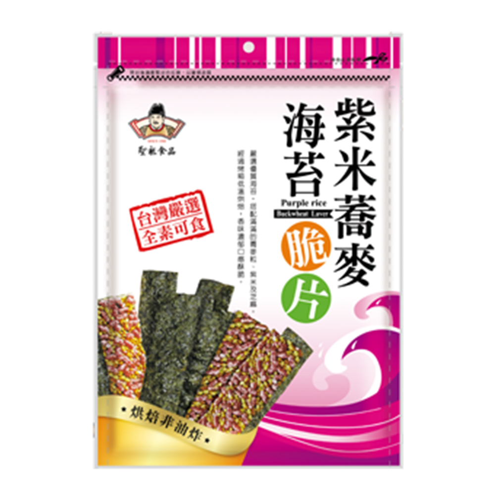 聖祖食品 紫米蕎麥海苔脆片(45g)