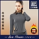 保暖衣Sun Flower三花 急暖輕著女高領衫.發熱衣_鐵灰 product thumbnail 1