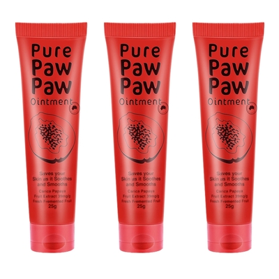 Pure Paw Paw 澳洲神奇萬用木瓜霜 25g*3 (紅)