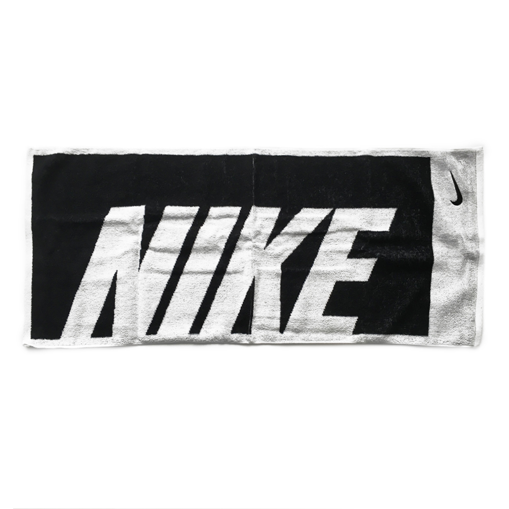 Nike Jacquard Towel 35x80cm [N1001539036MD] 運動毛巾吸汗柔軟黑白