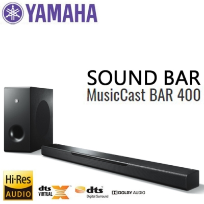 YAMAHA BAR 400 家庭劇院 SOUNDBAR 喇叭