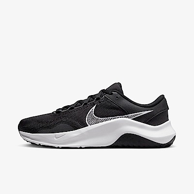 Nike W Legend Essential 3 NN [DM1119-001] 女 訓練鞋 運動 健身 重訓 黑 白