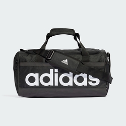 adidas 愛迪達 手提包 健身包 運動包 旅行袋 中型 LINEAR DUFFEL M 黑 HT4743