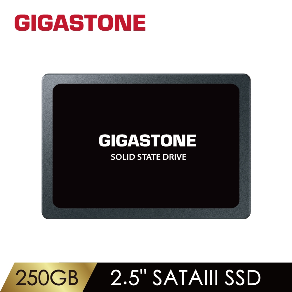 GIGASTONE 250GB SATA III 2.5吋高效固態硬碟