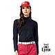【Lynx Golf】女款合身版吸汗速乾刷毛內搭式領口兩袖Lynx繡花長袖高領上衣(二色) product thumbnail 11
