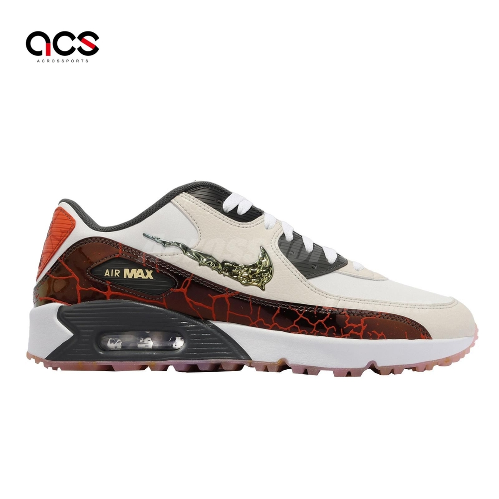 Nike 高爾夫球鞋Air Max 90 G NRG Desert Camo 男鞋白金緩震高球FB5038