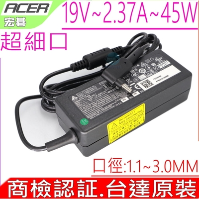 ACER 宏碁 19V 2.37A 45W 充電器 宏碁 SF514-52 SF514-51 R4-471T CB3-131 B118 CB3-431 TMX314 TMX514 SF314-54