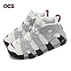 Nike 休閒鞋 Wmns Air More Uptempo 白 灰 酒紅 女鞋 大AIR Rosewood DV1137-100 product thumbnail 1