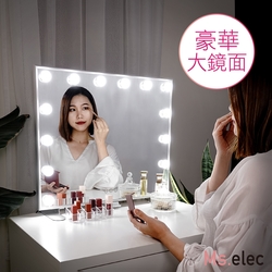 Ms.elec 米嬉樂 豪華燈泡電視鏡 化妝鏡 梳妝鏡 燈泡鏡