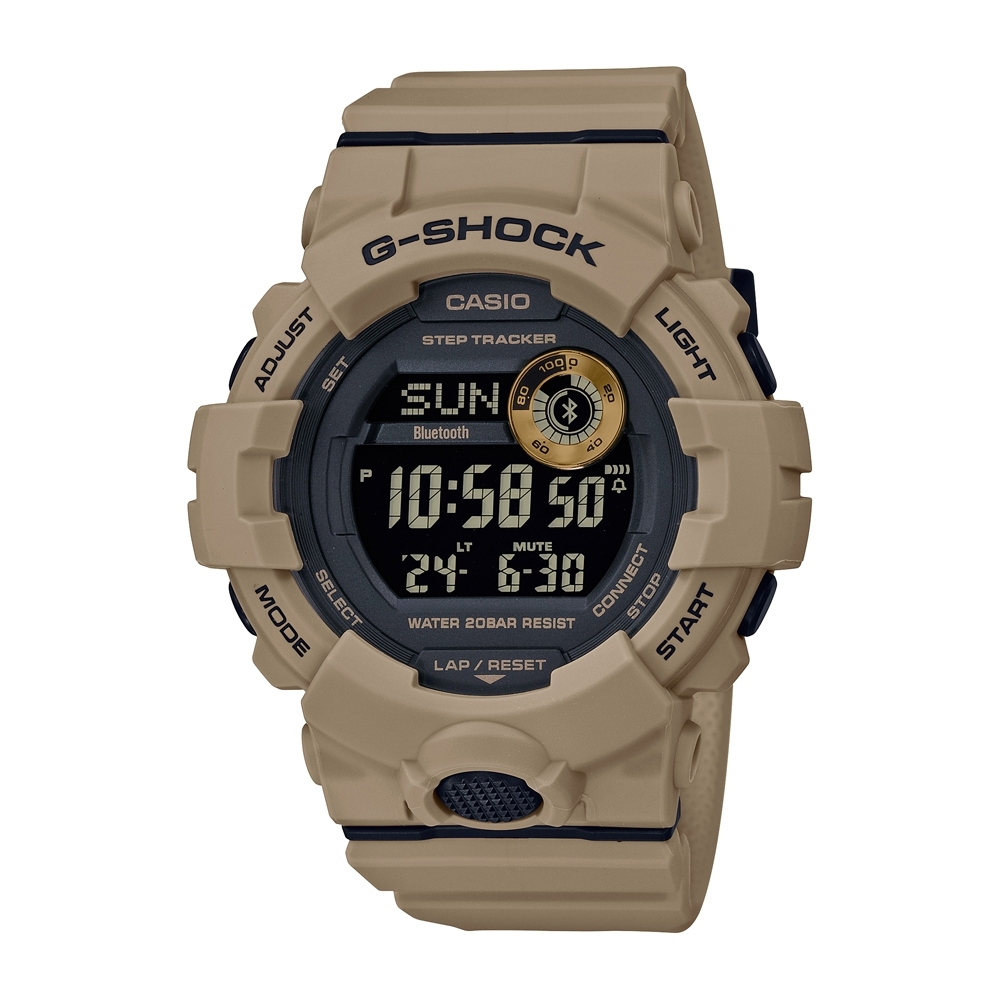 CASIO卡西歐 G-SHOCK 藍牙運動系列 GBD-800UC-5 48.6mm