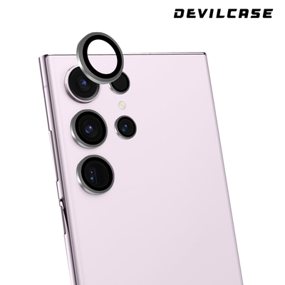 DEVILCASE 惡魔 Samsung Galaxy S23 Ultra 5G 藍寶石鏡面鏡頭保護貼 - 鋁合金 黑銀(雙色)