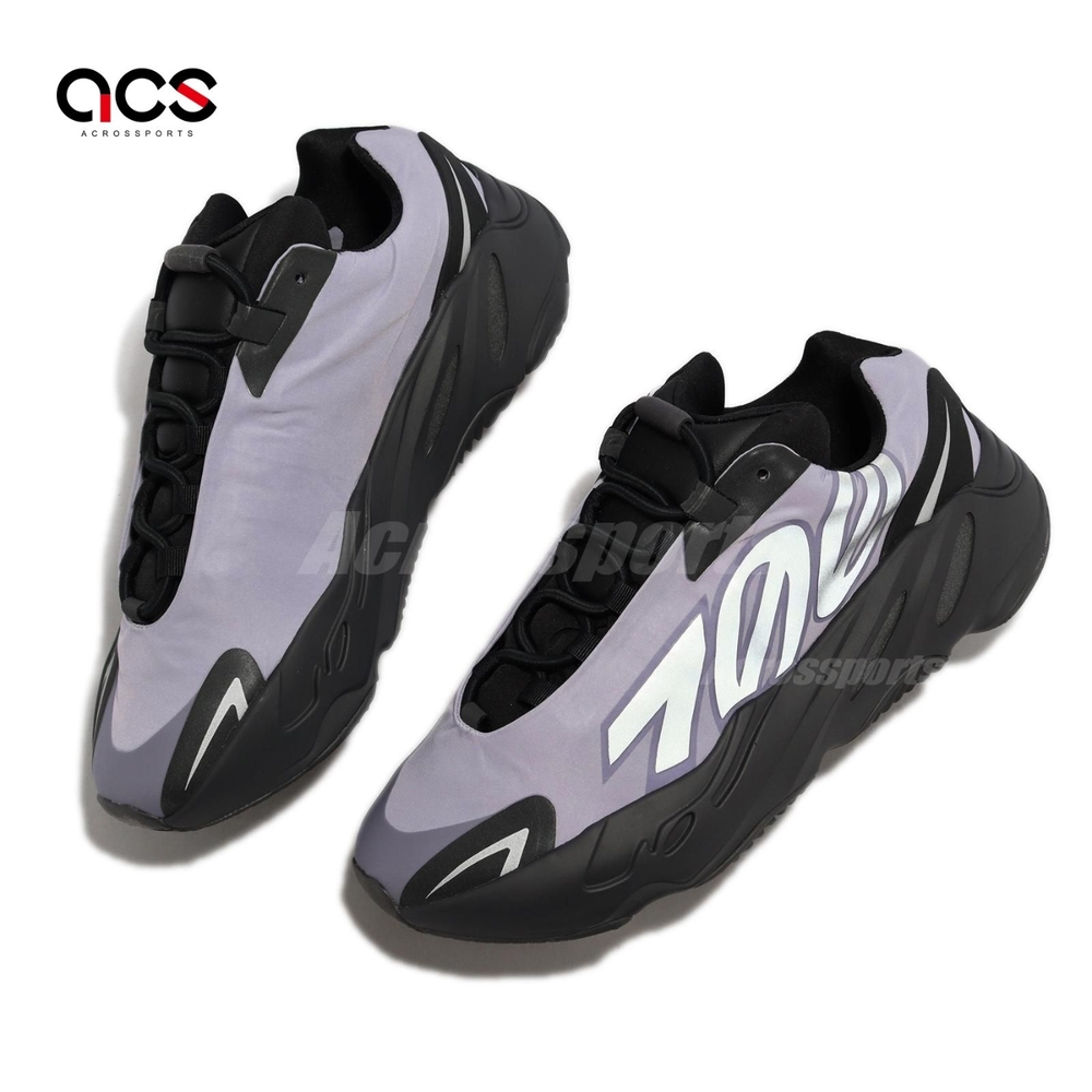 Adidas 休閒鞋Yeezy 700 MNVN 男鞋黑紫反光Geode GW9526 | 休閒鞋