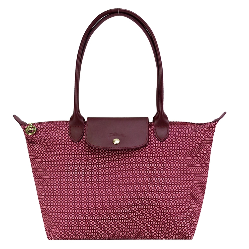 LONGCHAMP Le Pliage Dandy長把摺疊水餃包(小/無花果)