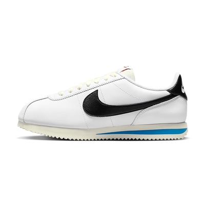 Nike Cortez White Black 女鞋 黑白藍色 阿甘鞋 舒適 運動 休閒鞋 DN1791-100