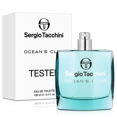 Sergio Tacchini 塞爾吉奧.塔基尼 海洋水能量男性淡香水100ml-Tester