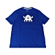 A│X Armani Exchange經典壓印字母LOGO遊戲圖形設計純棉短袖T恤(S/藍x白) product thumbnail 1