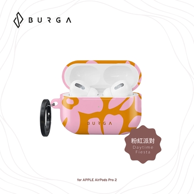 BURGA AirPods Pro 2 防摔保護殼-粉紅派對