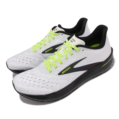 Brooks 慢跑鞋 Hyperion Tempo 運動休閒 男鞋 路跑 緩震 夜間反光 透氣網布 白 黑 1103391D170