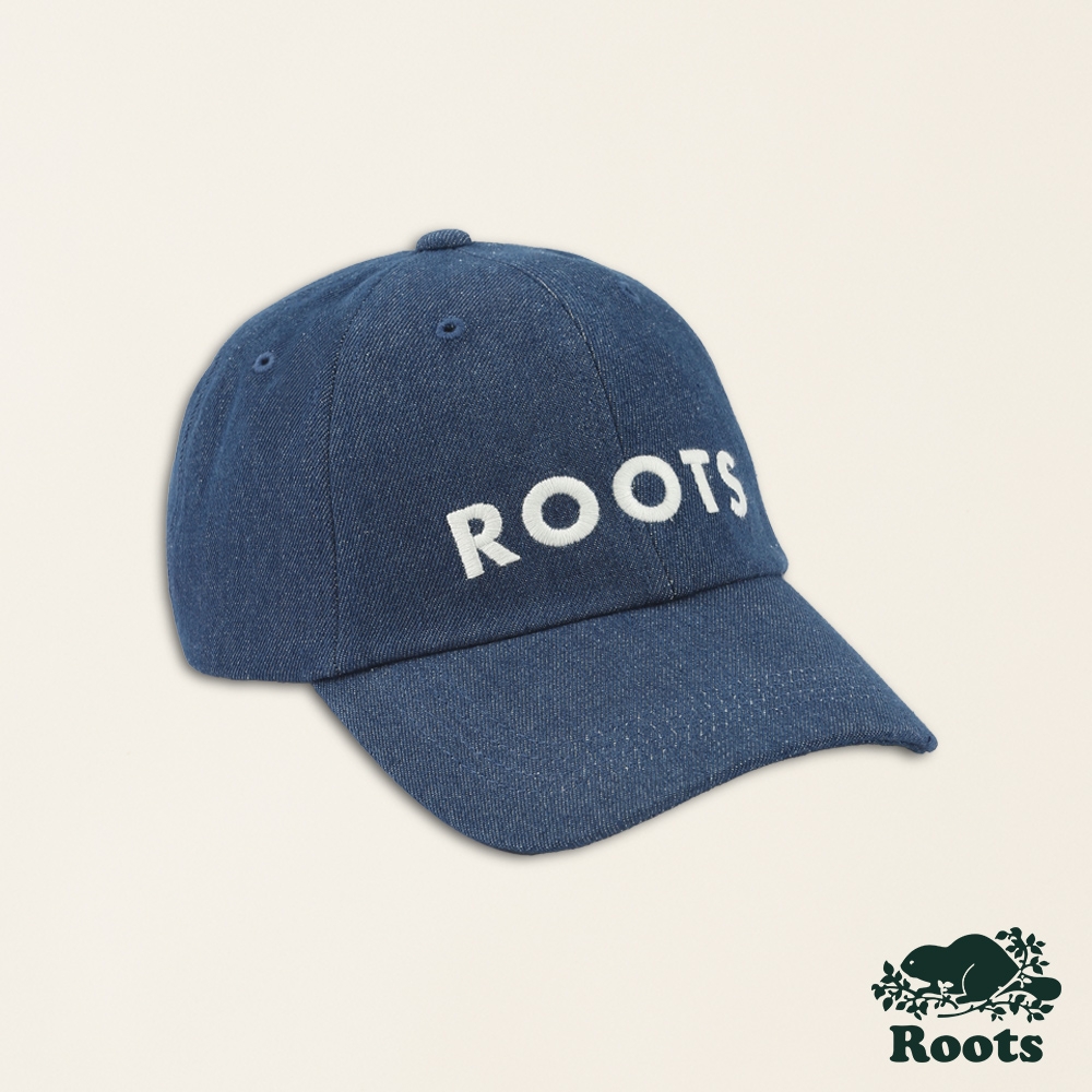 Roots 配件- OUTDOORS DENIM棒球帽-藍色