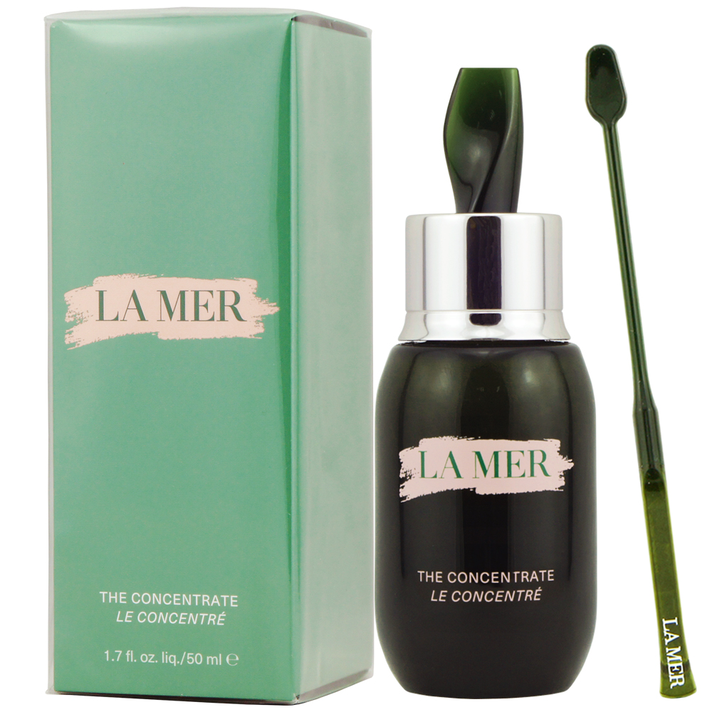 LA MER 海洋拉娜 濃萃雙重修復精華 50ML+挖棒