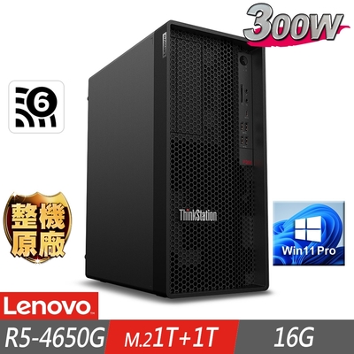 Lenovo 聯想 P358 Tower 工作站 R5-4650G/16G/M.2-1TB+1TB/W11P