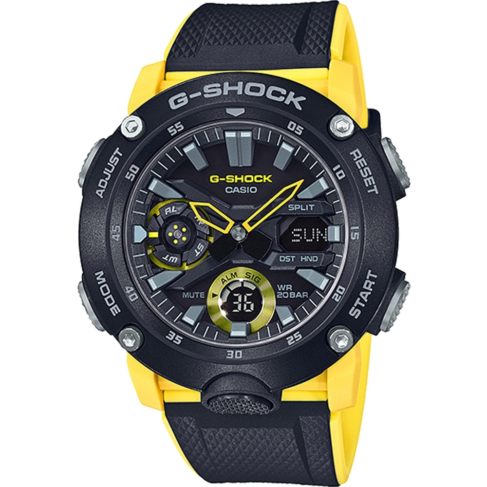 CASIO G-SHOCK 極限強悍運動錶(GA-2000-1A9)