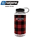 美國Nalgene 1000cc 寬嘴水壺- 紅色格子 NGN682020-0130 product thumbnail 1