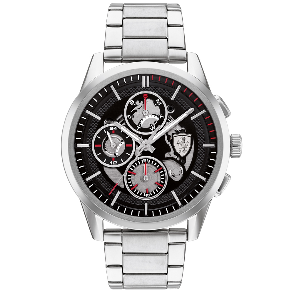 Scuderia Ferrari 法拉利 Grand Tour 奔馳競速計時手錶-44mm FA0830831