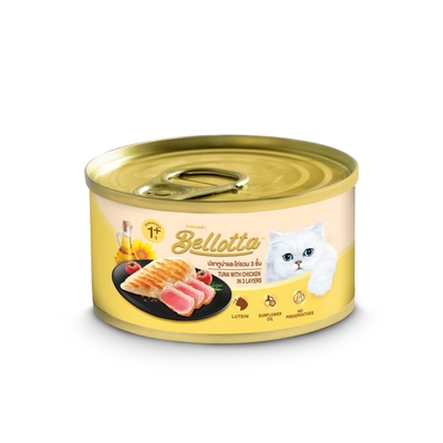 貝蘿塔 Bellotta 護眼配方貓罐-鮪魚雞肉(Omega-3+葉黃素) 85g