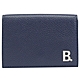 BALENCIAGA金屬B字LOGO牛皮釦式三折短夾(深藍) product thumbnail 1