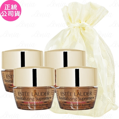 ESTEE LAUDER 雅詩蘭黛 年輕無敵膠原眼霜(5ml)*4旅行袋組(公司貨)