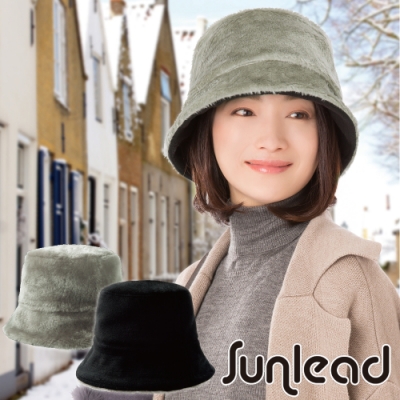 Sunlead 雙面雙色可戴。Fleece保暖防寒刷毛軟帽 (黑色/銀灰)
