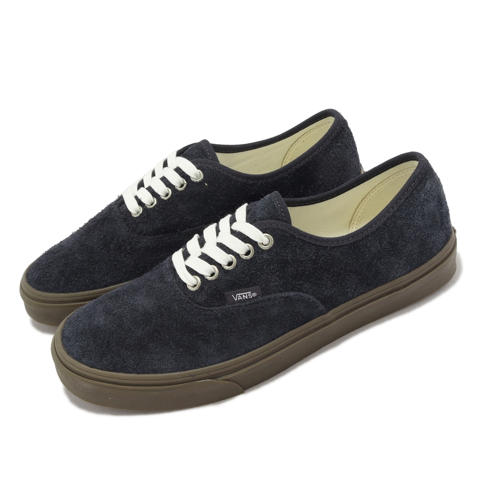 Vans 休閒鞋 Authentic 深藍 麂皮 男鞋 女鞋 Hairy Suede 低筒 VN0A5JMPDNV