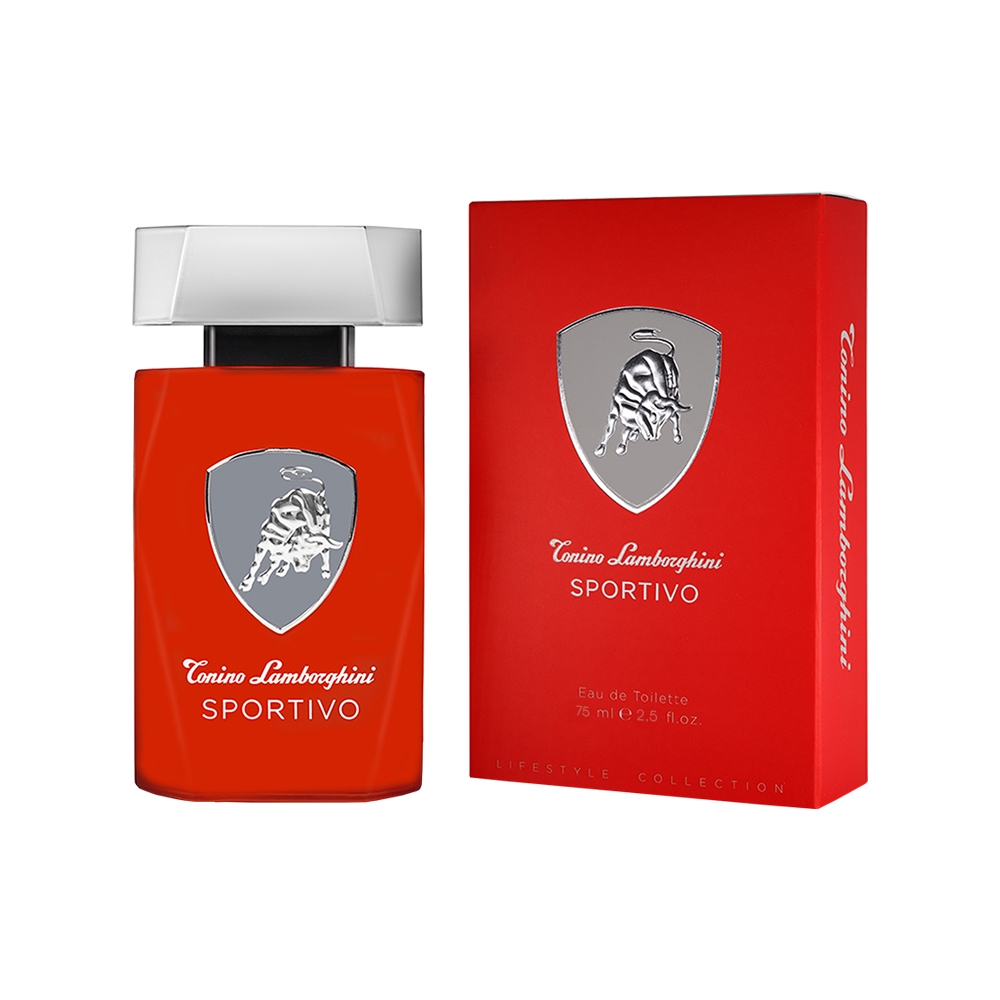 【包損商品】Lamborghini 藍寶堅尼 紅牛能量男性淡香水 75ml (Sportivo)