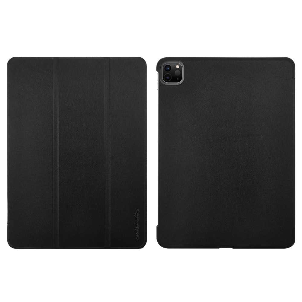 Metal-Slim Apple iPad Pro 11" (第3代) 2021 高仿小牛皮三折立架式保護皮套
