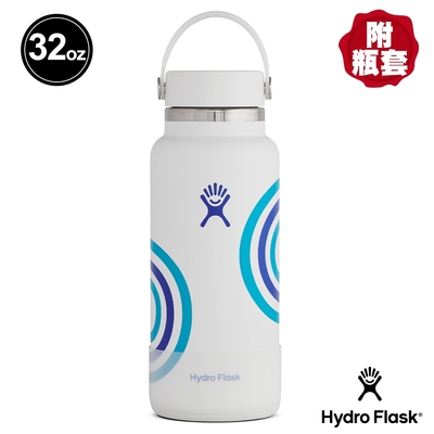 美國Hydro Flask 真空保冷/熱 Refill for good 寬口鋼瓶32oz/946ml 浪花白