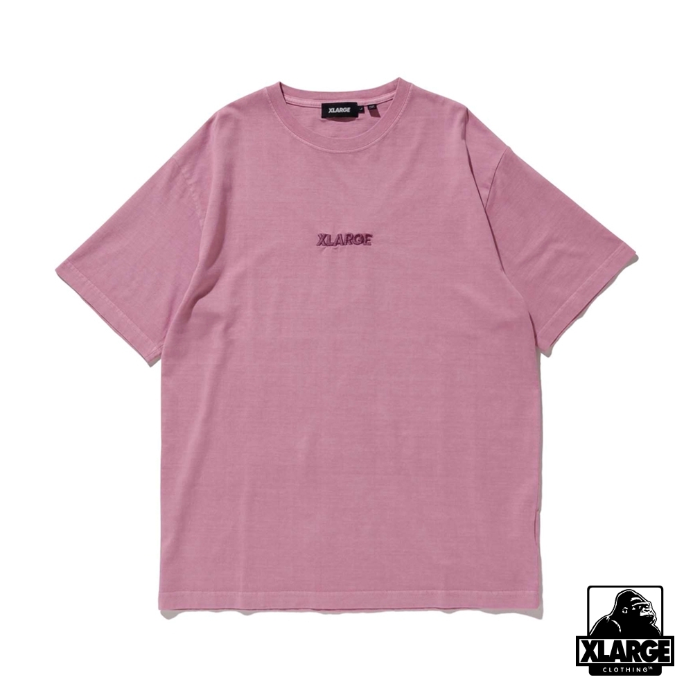 XLARGE S/S PIGMENT TEE STANDARD LOGO短袖T恤-紫